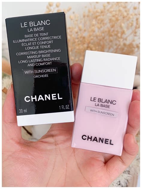 chanel blanc base|chanel le blanc makeup base.